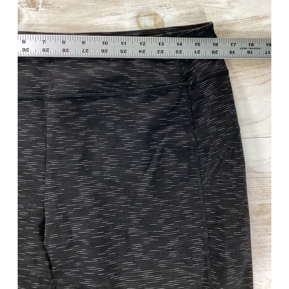 Duluth Trading Co Womens Yoga Pants Black Gray Supplex Lycra M x 31 Athletica - Picture 6 of 7